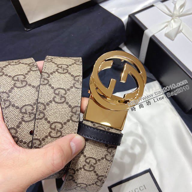 Gucci爆款皮帶 古奇老花雙面用牛皮腰帶  jjp2201